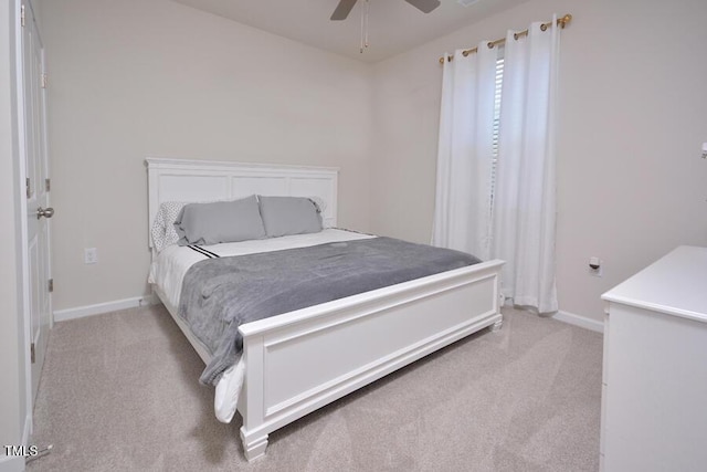 490 Mallard Loop Dr, Clayton, NC 27527 - carpeted bedroom with a ceiling fan and baseboards