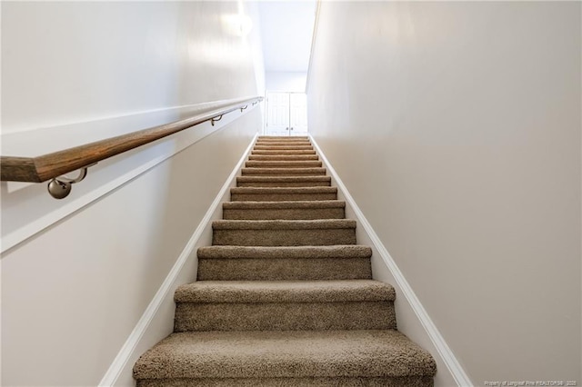 234 Hugh Shelton Loop, Fayetteville, NC 28301 - staircase featuring baseboards