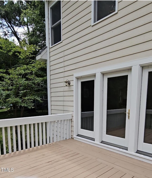 view of deck