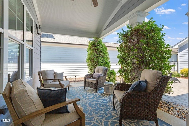 view of patio