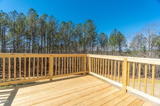 view of deck