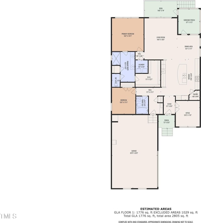 704 Haven Peak Ln, Wake Forest, NC 27587 - view of room layout