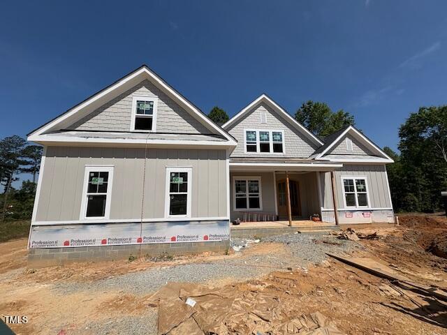 348 Inspiration Way, Fuquay Varina, NC 27526 - view of front of house featuring a porch