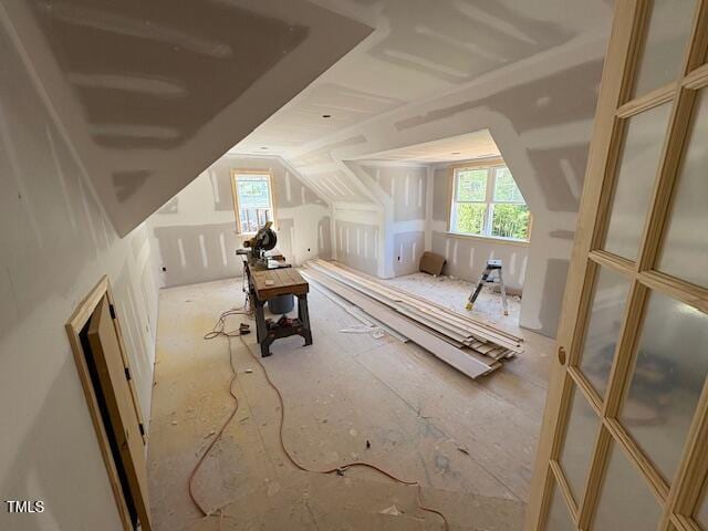 348 Inspiration Way, Fuquay Varina, NC 27526 - additional living space featuring vaulted ceiling