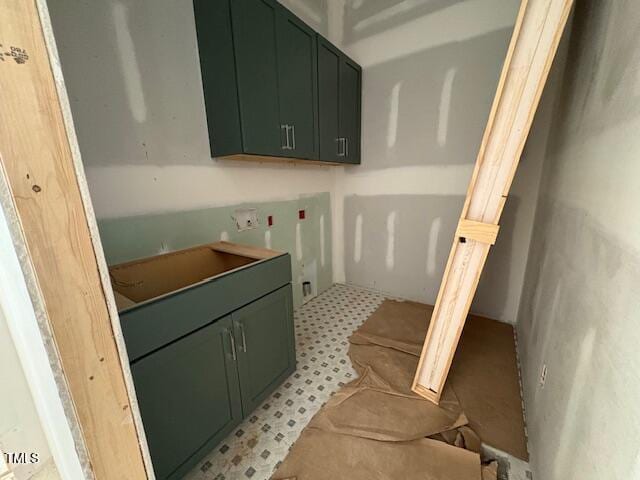 348 Inspiration Way, Fuquay Varina, NC 27526 - laundry room featuring light floors and a sink