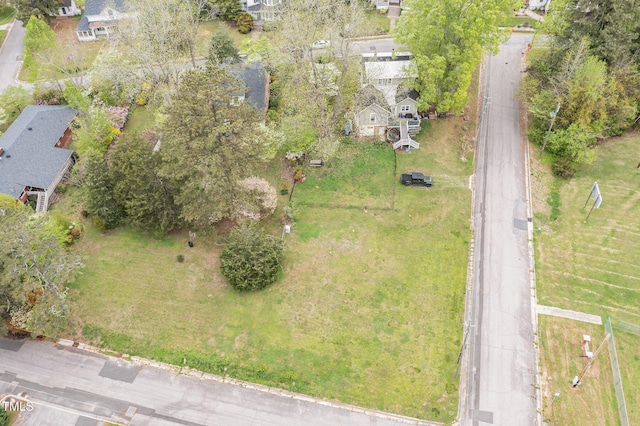 303 Wilcox St, Warrenton, NC 27589 - aerial view of property and surrounding area with nearby suburban area