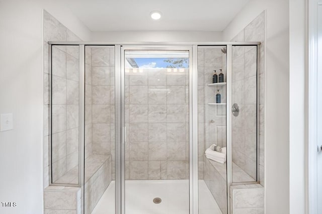 1248 Hardin Hill Ln, Knightdale, NC 27545 - bathroom featuring a shower stall