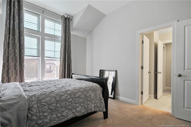 bedroom featuring baseboards and carpet flooring