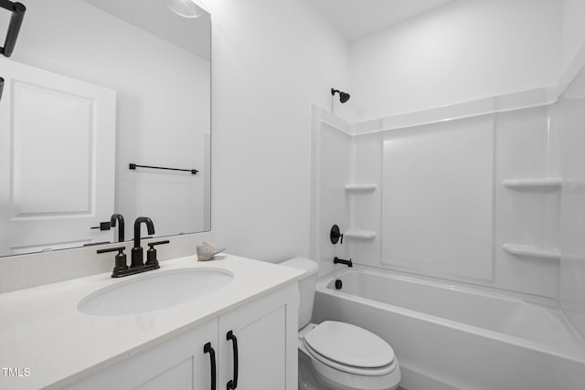 386 The Parks Dr, Pittsboro, NC 27312 - full bathroom with toilet, vanity, and shower / tub combination