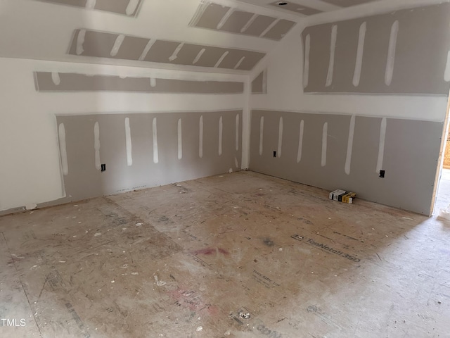 240 Noramac Ct, Selma, NC 27576 - unfurnished room with lofted ceiling