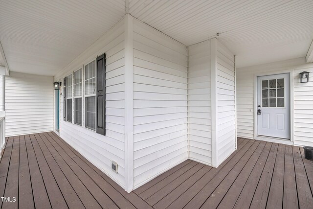 112 Edmondson Dr, Willow Springs, NC 27592 - view of wooden terrace