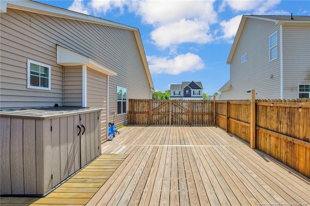 504 Loom Dr, Fayetteville, NC 28306 - wooden terrace featuring fence