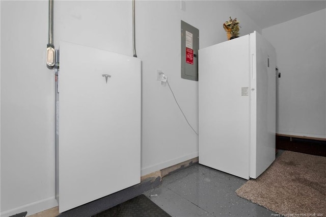 504 Loom Dr, Fayetteville, NC 28306 - garage featuring electric panel
