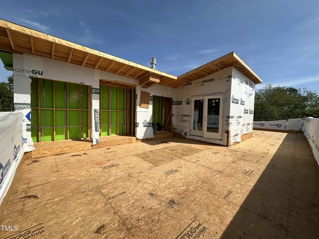 view of rear view of property