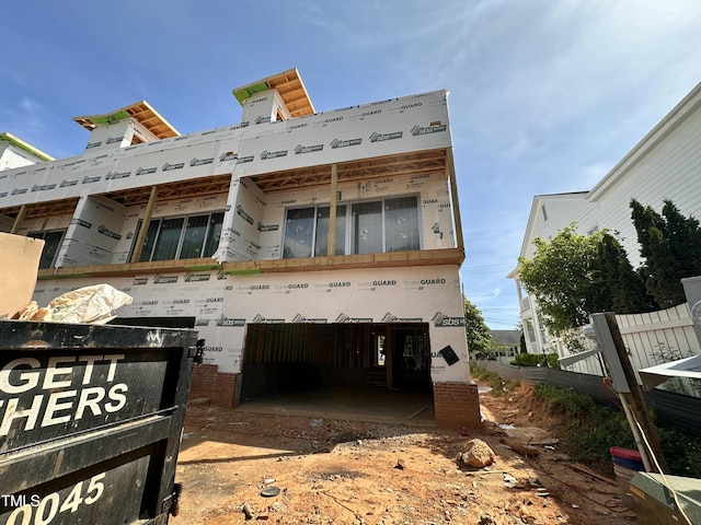 view of rear view of property