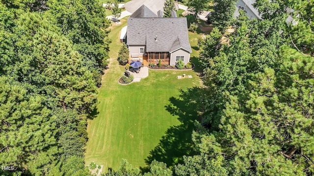 1813 Turning Plow Ct, Holly Springs, NC 27540 - aerial view of property and surrounding area
