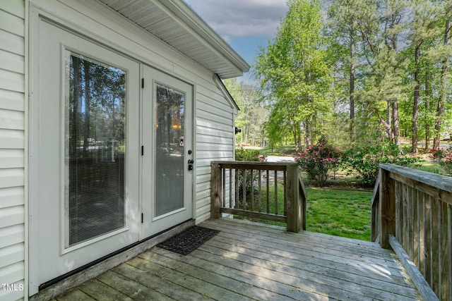 107 Piquot Dr, Louisburg, NC 27549 - view of deck