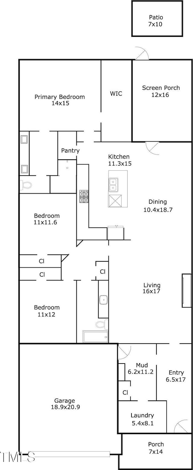 83 Vandalia Ave, Chapel Hill, NC 27516 - view of layout