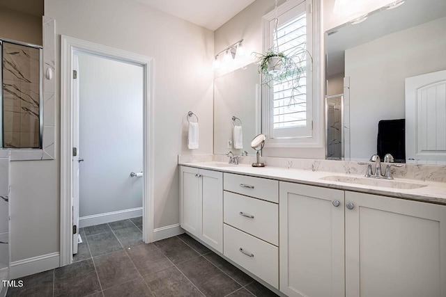 83 Vandalia Ave, Chapel Hill, NC 27516 - full bathroom featuring a wealth of natural light, a stall shower, and a sink
