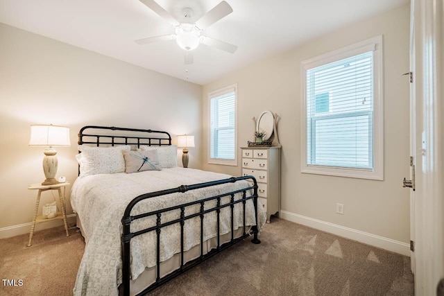 83 Vandalia Ave, Chapel Hill, NC 27516 - bedroom featuring baseboards, carpet, and ceiling fan