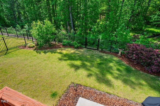 83 Vandalia Ave, Chapel Hill, NC 27516 - view of yard with a fenced backyard