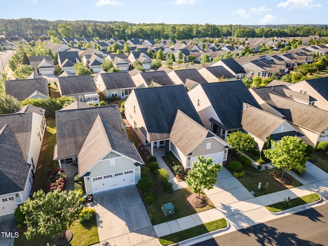 1522 Palmer Hill Dr, Durham, NC 27703 - birds eye view of property featuring a residential view