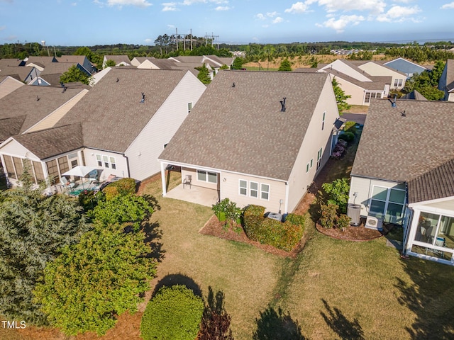 1522 Palmer Hill Dr, Durham, NC 27703 - birds eye view of property featuring a residential view