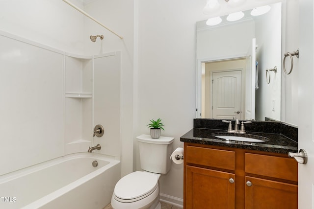 1522 Palmer Hill Dr, Durham, NC 27703 - full bathroom featuring vanity, bathtub / shower combination, and toilet