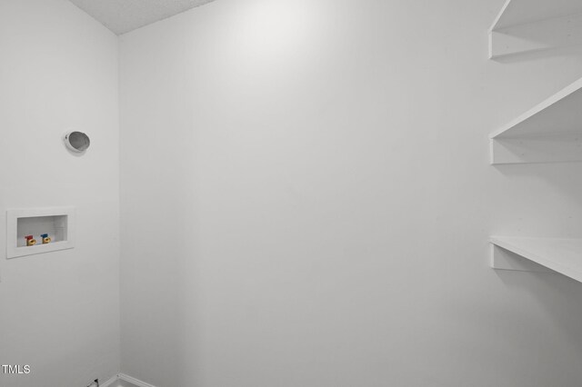 1613 Kilmer Ter, Durham, NC 27703 - clothes washing area with baseboards, laundry area, and hookup for a washing machine