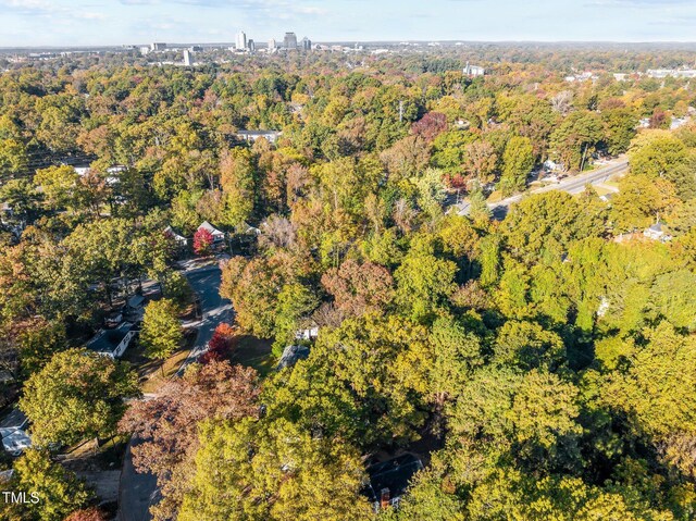 1613 Kilmer Ter, Durham, NC 27703 - aerial view with a forest view