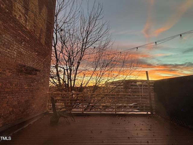 323 W Main St Unit C, Durham, NC 27701 - view of patio / terrace with a wooden deck