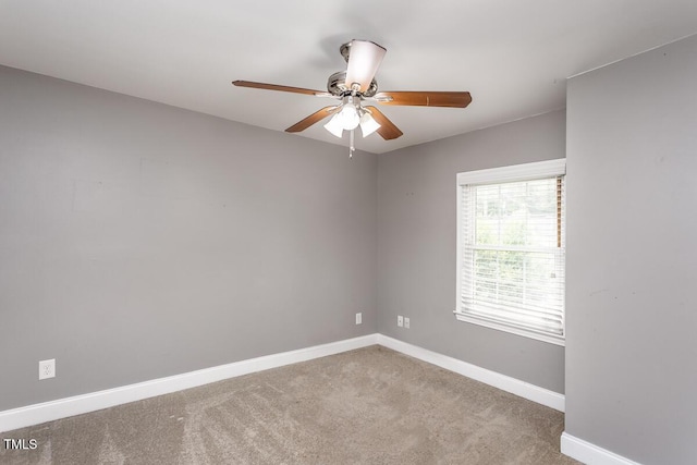 305 Freeman St, Raleigh, NC 27601 - carpeted spare room featuring a ceiling fan and baseboards