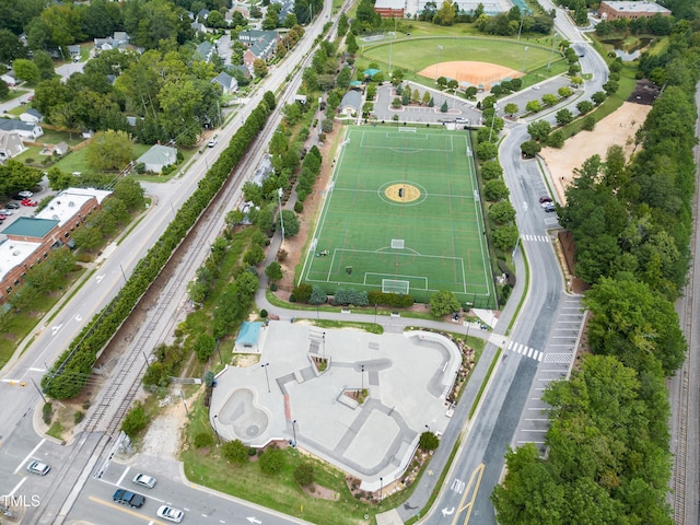 aerial overview of property's location
