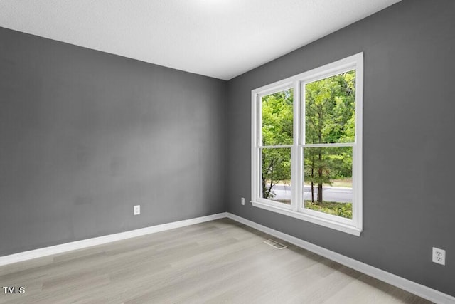 2402 Cynthia Dr, Durham, NC 27704 - spare room featuring baseboards, a wealth of natural light, and light wood-type flooring