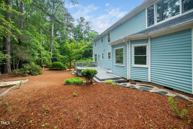 5800 Heatherbrook Cir, Raleigh, NC 27612 - view of yard with a deck