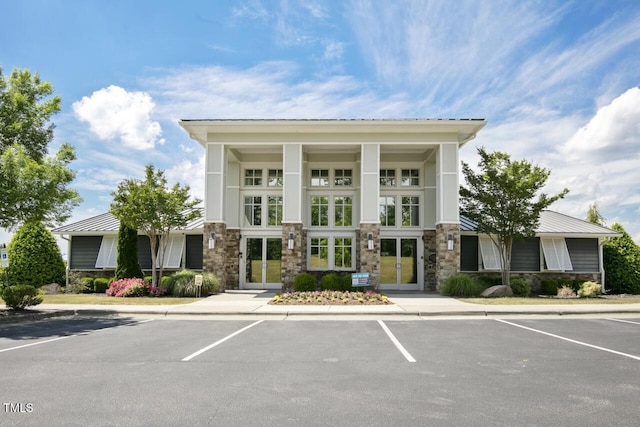 825 Country Downs Rd, Wake Forest, NC 27587 - view of property with uncovered parking