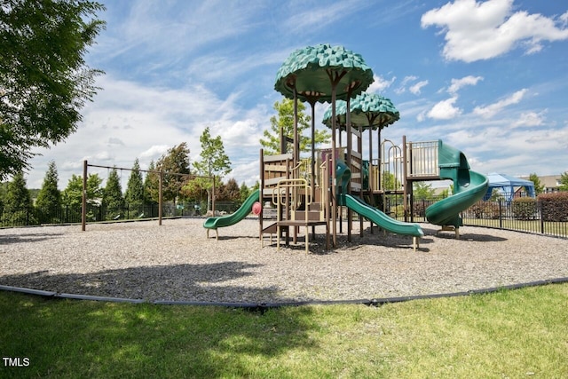 825 Country Downs Rd, Wake Forest, NC 27587 - community jungle gym featuring fence