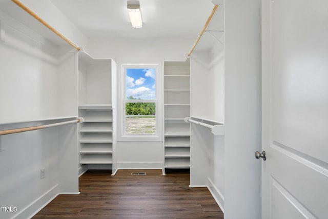 8629 Dukes Lake Rd, Zebulon, NC 27597 - spacious closet with wood finished floors