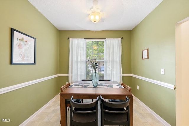 dining room with baseboards