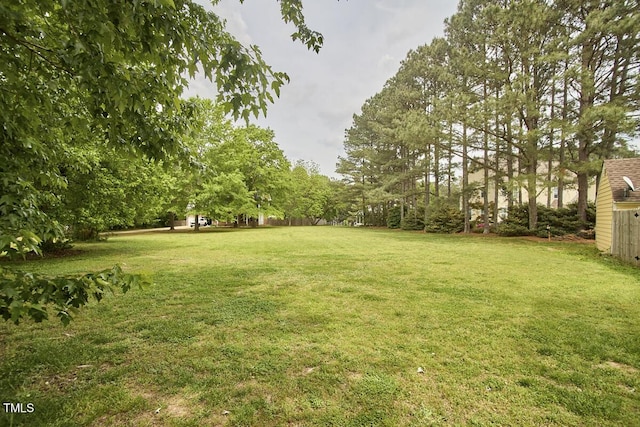 view of yard