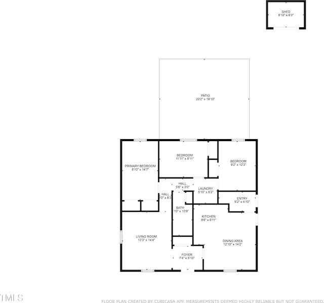 7313 Longstreet Dr, Raleigh, NC 27615 - plan