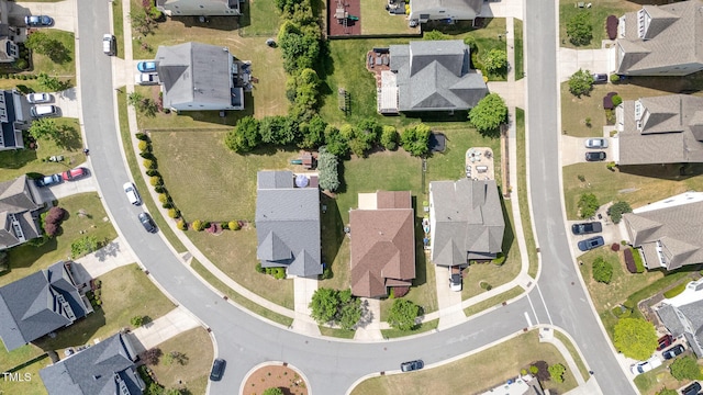 drone / aerial view featuring a residential view