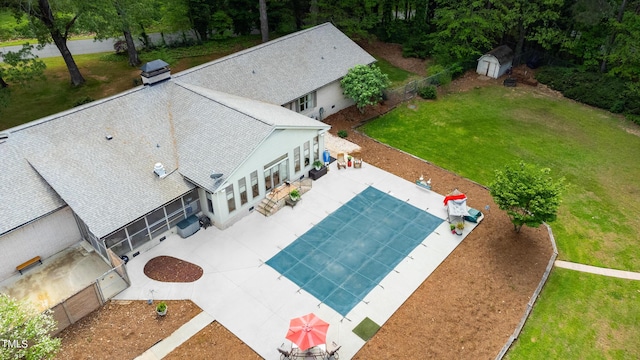 11 Pine Forest Dr, Siler City, NC 27344 - drone / aerial view