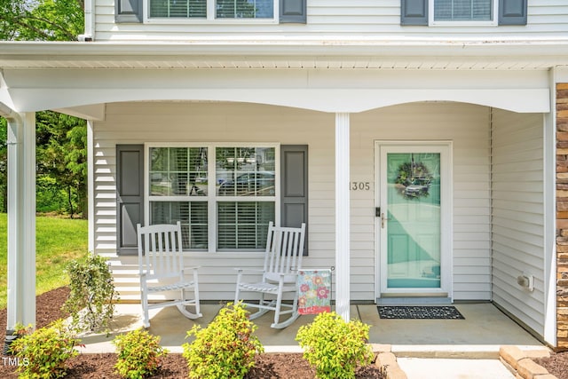 1305 Montreux Ct, Mebane, NC 27302 - entrance to property featuring a porch
