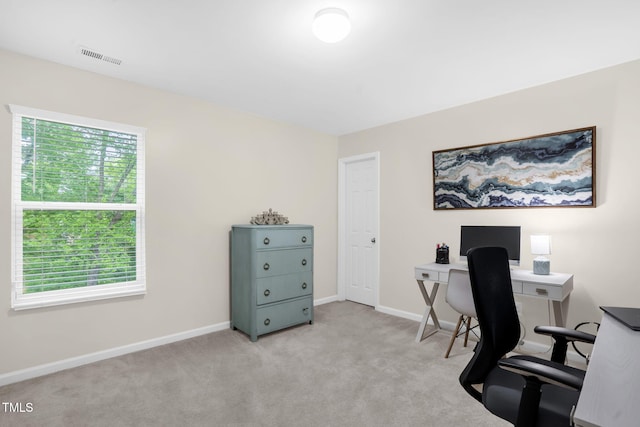 1305 Montreux Ct, Mebane, NC 27302 - office space featuring visible vents, light carpet, and baseboards