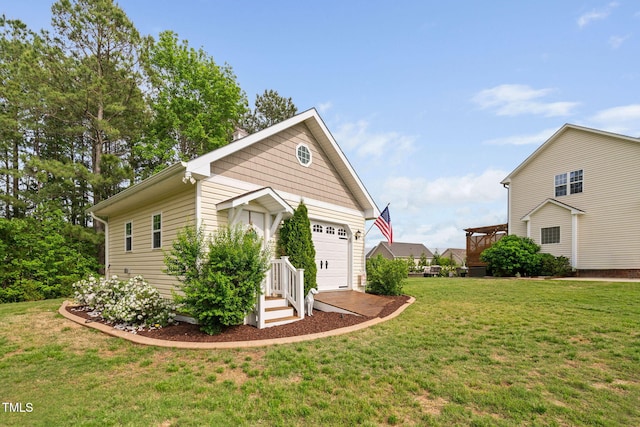 48 Falling Oak Ct, Clayton, NC 27520 - view of side of property with a lawn