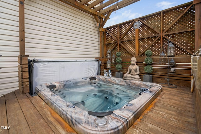 48 Falling Oak Ct, Clayton, NC 27520 - view of wooden deck