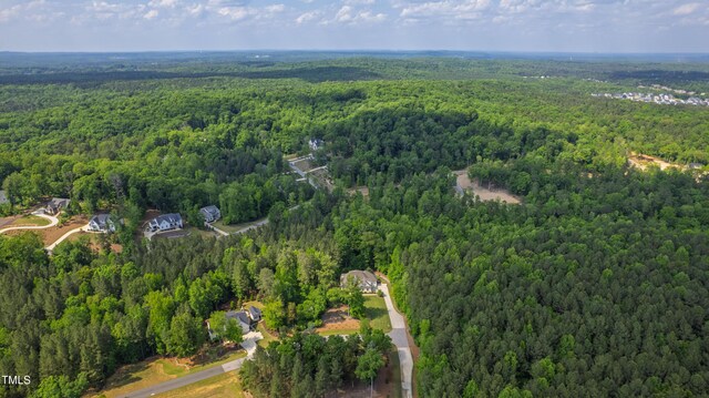 197 Boxwood Dr, Pittsboro, NC 27312 - aerial view of property and surrounding area with a forest