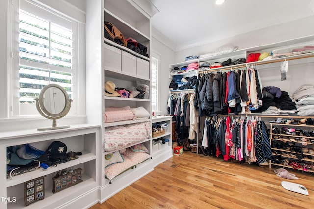 197 Boxwood Dr, Pittsboro, NC 27312 - spacious closet featuring wood finished floors
