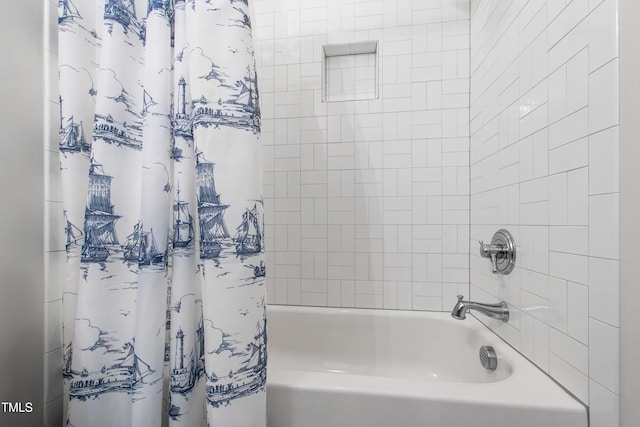 197 Boxwood Dr, Pittsboro, NC 27312 - full bathroom featuring shower / bathtub combination with curtain